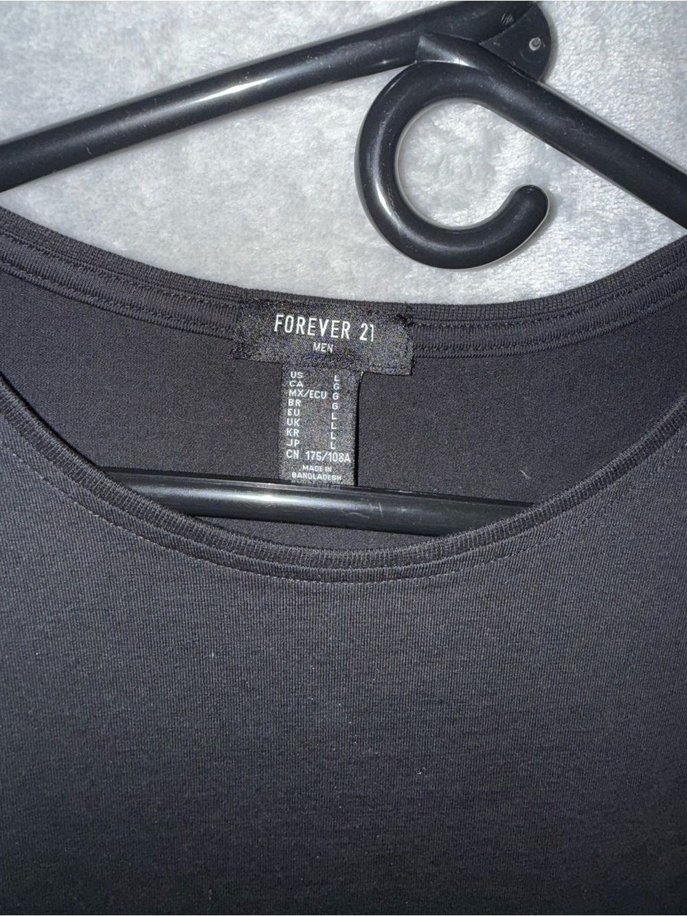 Forever 21 Black Men's Crewneck Tee